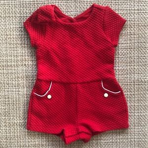 Janie and Jack Romper (size 6-12m)